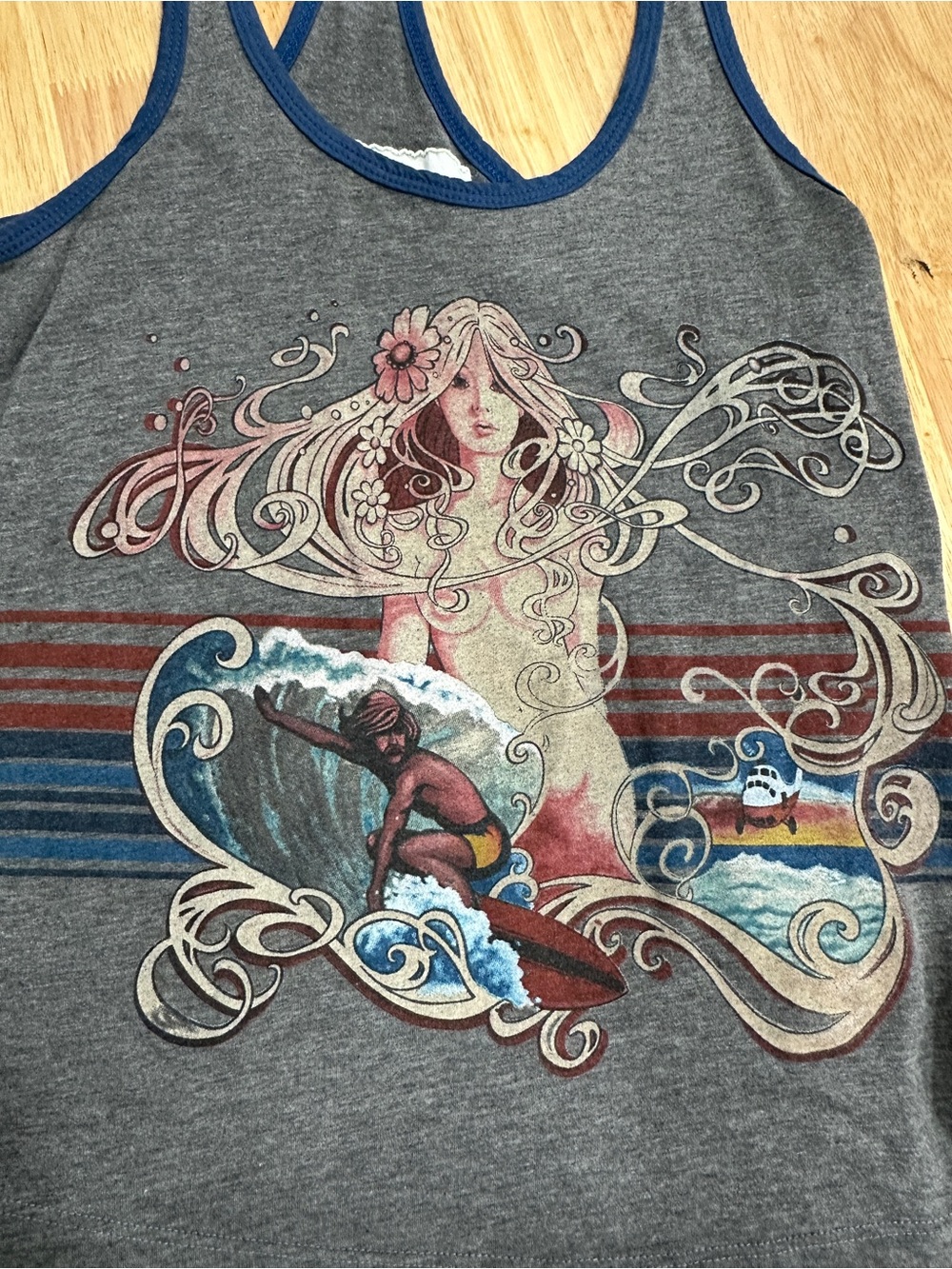Aviator Nation RARE OG Mermaid tank top XS